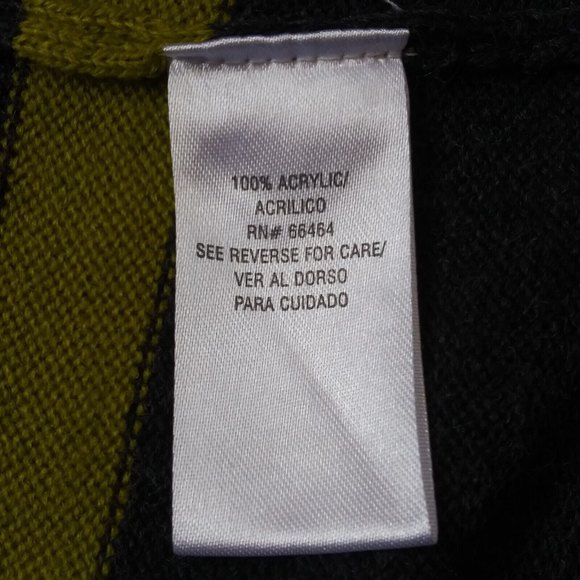 Studio One New York Sweater Dress Womens Large L Multicolor Striped 3/4 Sleeve - Picture 7 of 11